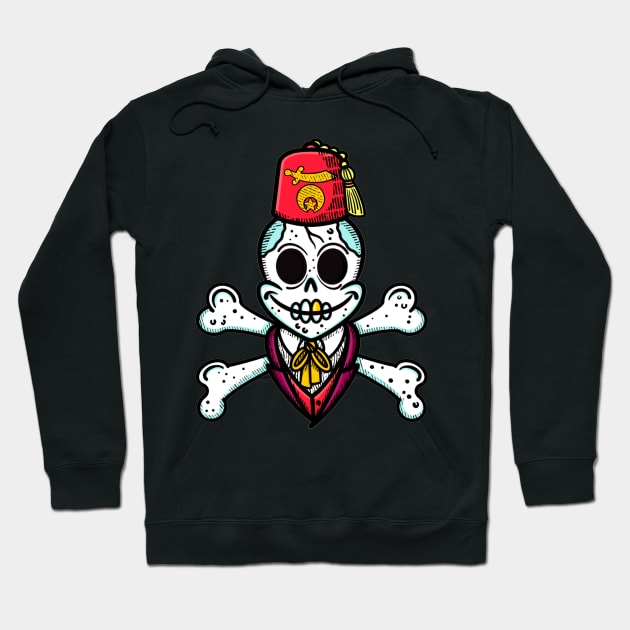 Skully Hoodie by OrneryDevilDesign